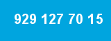 929 127 70 15